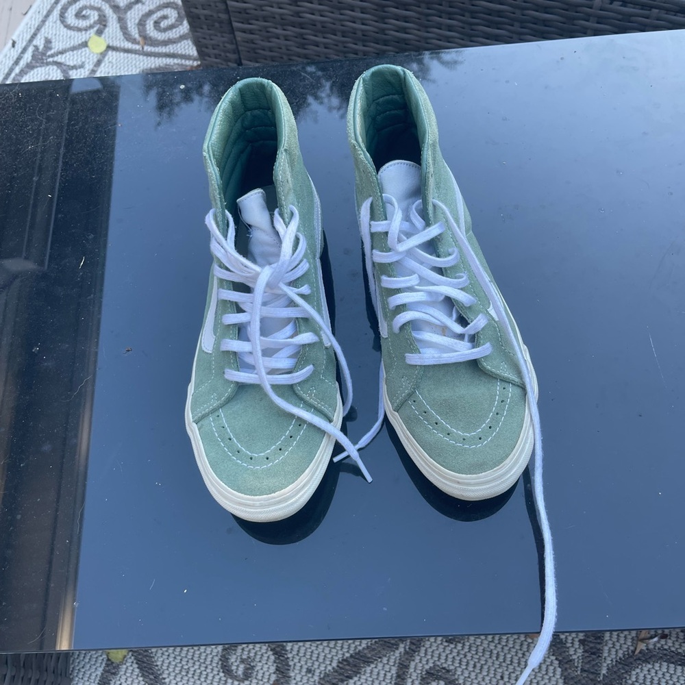 Green High-Top Vans